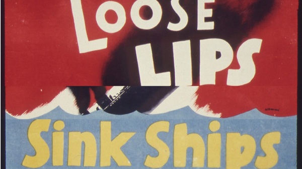 loose lips sink ships poster