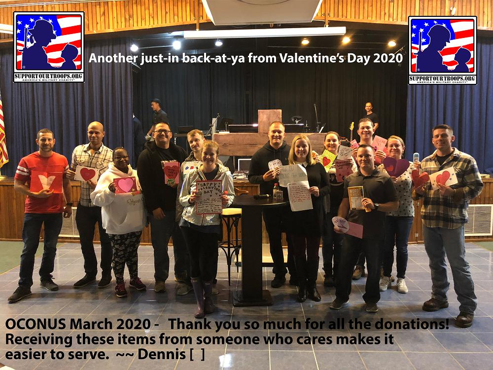 Valentines Day 2020 Thank You Support Our Troops Org
