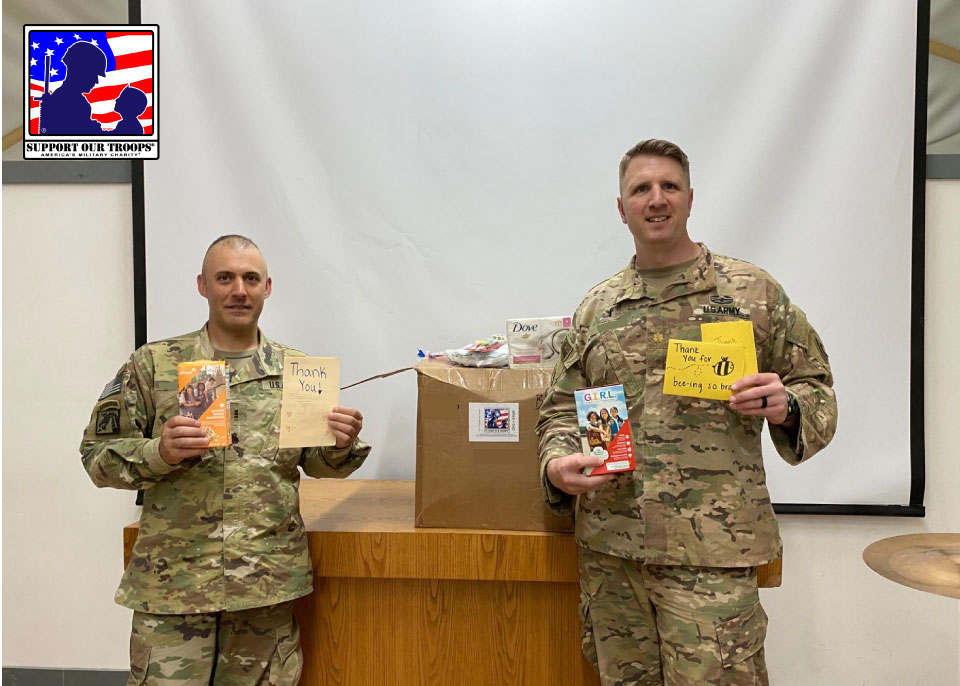 SW Asia 2020  - Thank you so much! The packages were perfect and much needed!  ~~ Andrew [  ], U. S. Army