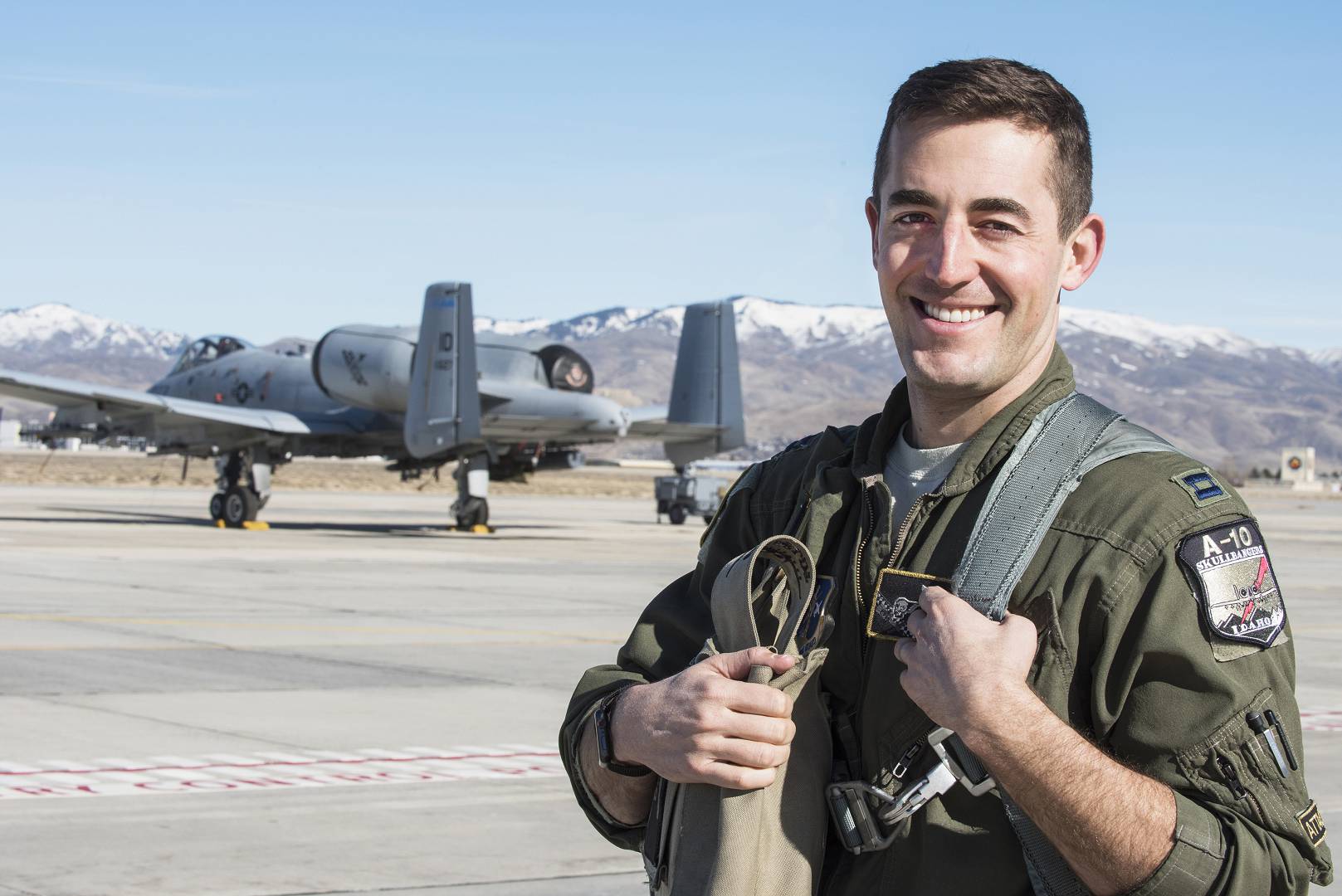 Spend a day flying with Capt. Mike Shufeldt, one of the Idaho National Guard’s A-10 Thunderbolt II pilots, and feel firsthand what it is like to be an A-10 fighter pilot. Photo by Master Sgt. Becky Vanshur