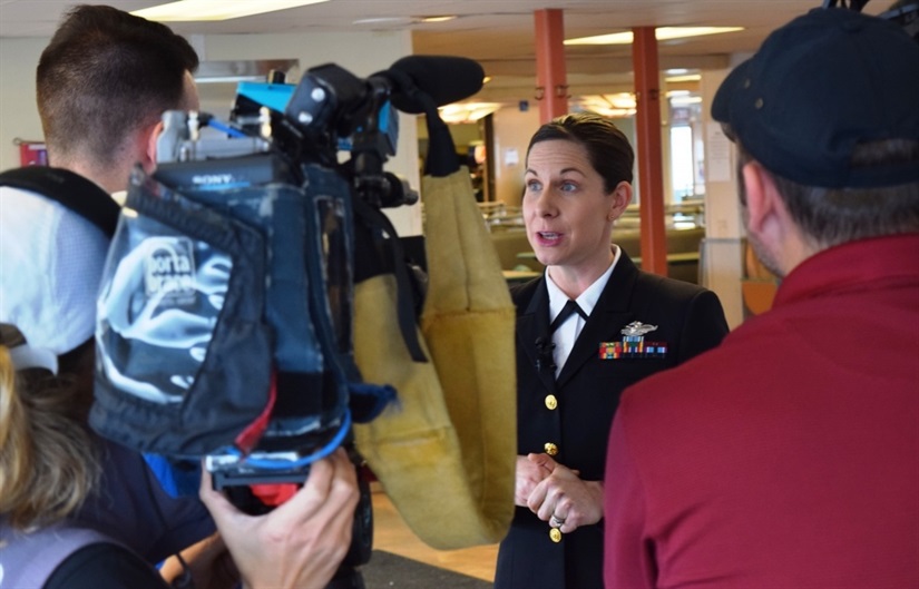 Meet your Military: Navy Nurse Saves Man’s Life on Ferry Trip